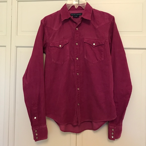Ralph Lauren Tops - Ralph Lauren western corduroy shirt